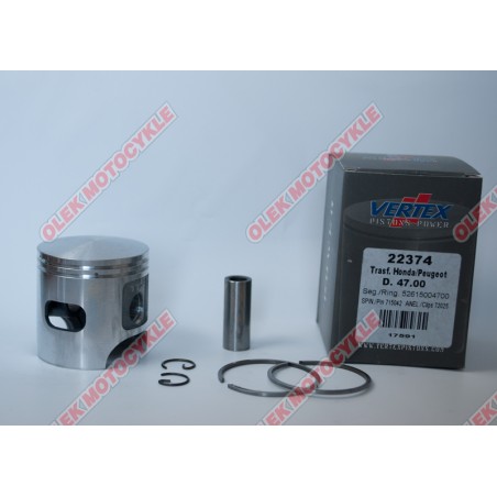 VERTEX TŁOK TOP PERFORMANCES HONDA ,PEUGEOT 47,80 MM SWORZEŃ 12MM