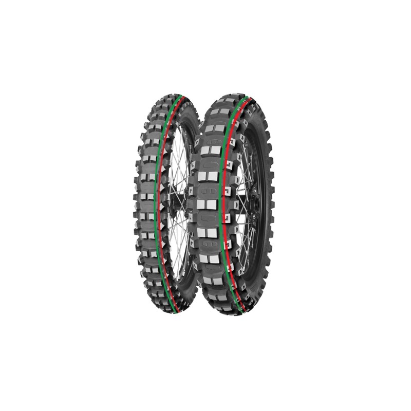 MITAS OPONA 90/100-21 TERRA FORCE-MX MH 57M (CZERWONO-ZIELONY PASEK) TT PRZÓD DOT 2025 (DOT:XODP) (ZAMIENNIK:70000131)