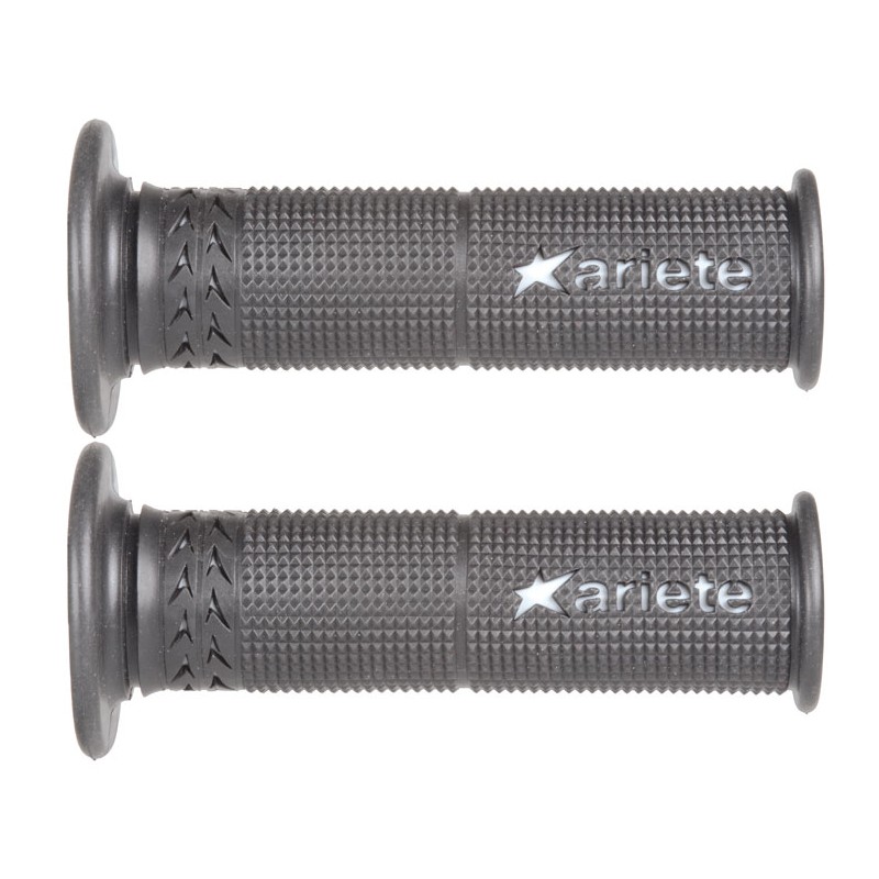 ARIETE MANETKI ROAD SUPER SOFT ESTORIL SUPER BIKE GEL (120 MM) Z OTWOREM KOLOR CZARNY BIAŁY (12)