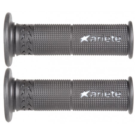 ARIETE MANETKI ROAD SUPER SOFT ESTORIL SUPER BIKE GEL (120 MM) Z OTWOREM KOLOR CZARNY BIAŁY (12)