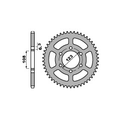 PBR ZĘBATKA TYLNA 4412 45 F DERBI 50 GP 05-08 (ŁAŃC. 420) (JTR1133.45)