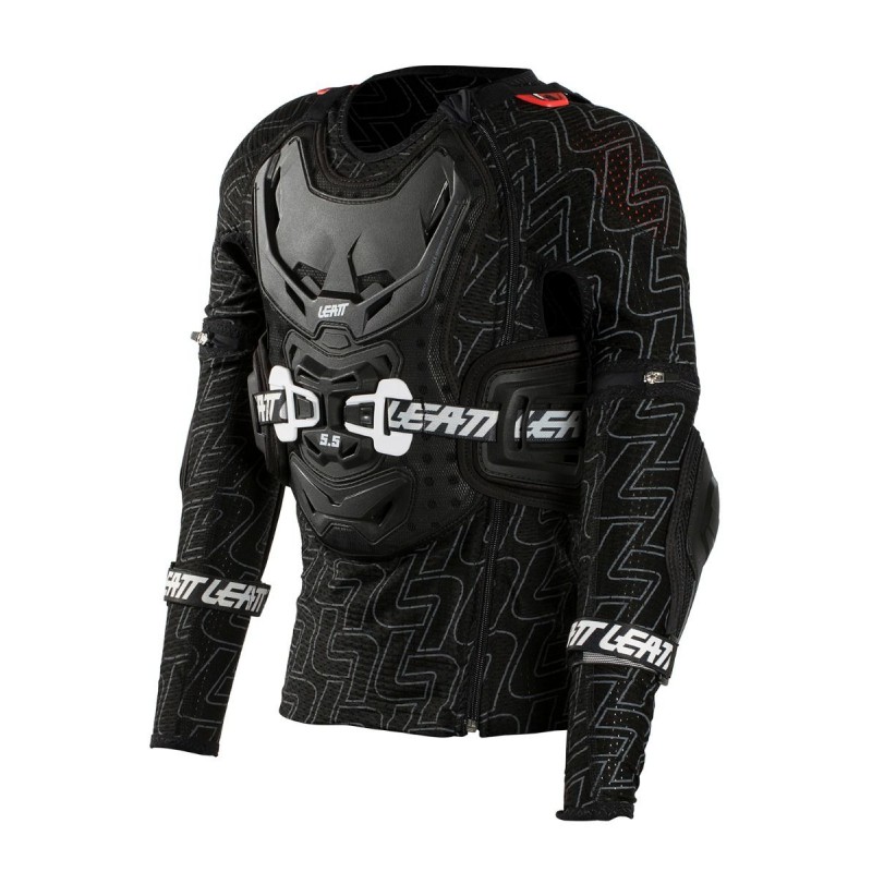 LEATT (2021/2022) OSŁONA KLATKI PIERSIOWEJ, ZBROJA 4.5 JUNIOR BODY PROTECTOR BLACK KOLOR CZARNY ROZMIAR S/M