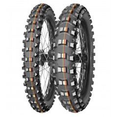 MITAS OPONA 120/80-19 TERRA FORCE-MX SM 63M (CZERWONO-ŻÓŁTY PASEK) TT TYŁ DOT 2025 (DOT:JODP) (460079) (ZAMIENNIK:70000155)
