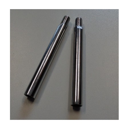 GZ PODWYŻSZENIE LUSTERKA CHROM 100 MM (M10/1,25) GWINTY PRAWE (KOMPLET 2 SZT)