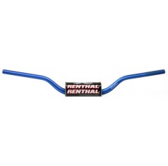 RENTHAL KIEROWNICA 1,1/8 CALA (28,6MM) MX FATBAR BLUE CR HIGH/RICKY JOHNSON KOLOR NIEBIESKI Z GĄBKĄ