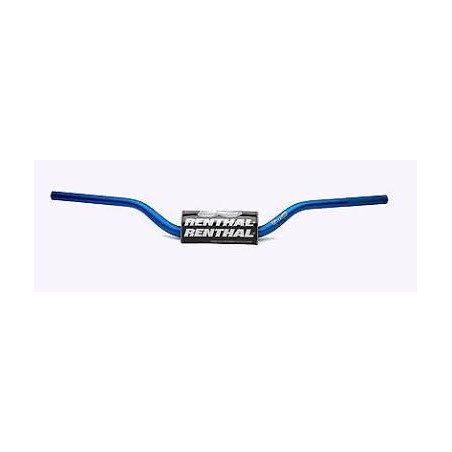 RENTHAL KIEROWNICA 1,1/8 CALA (28,6MM) MX FATBAR BLUE RC SX/SXF 06-09, SUZUKI RM/RMZ 06-13 KOLOR NIEBIESKI Z GĄBKĄ