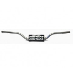 RENTHAL KIEROWNICA 1,1/8 CALA (28,6MM) MX FATBAR GREY RC SX/SXF 06-09, SUZUKI RM/RMZ 06-13 KOLOR SZARY Z GĄBKĄ