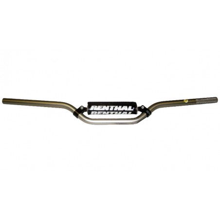 RENTHAL KIEROWNICA 7/8 CALA (22MM) TRIAL 5,5 HANDLEBAR SILVER KOLOR SREBRNY Z GĄBKĄ