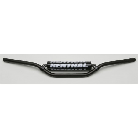 RENTHAL KIEROWNICA 1,1/8 CALA (28,6MM) MX FATBAR HANDLEBAR BLACK YAMAHA YZF 450 08+ / MT-09 PADDED PADDED KOLOR CZARNY Z GĄBKĄ