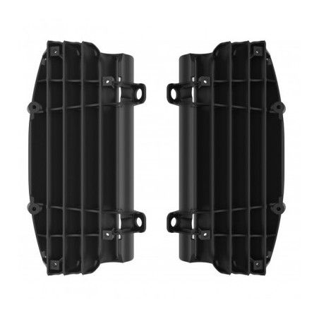 POLISPORT OSŁONY CHŁODNICY KRATKI (KOMPLET) KTM EXC/EXCF/SX/SXF 17-21, HUSQVARNA TE/FE/TC/FC 17-21 KOLOR CZARNY