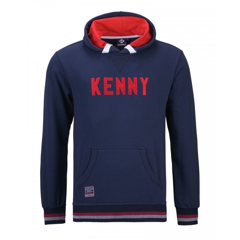 KENNY RACING BLUZA Z KAPTUREM SUZUKA KOLOR NIEBIESKI/CZERWONY ROZMIAR XL