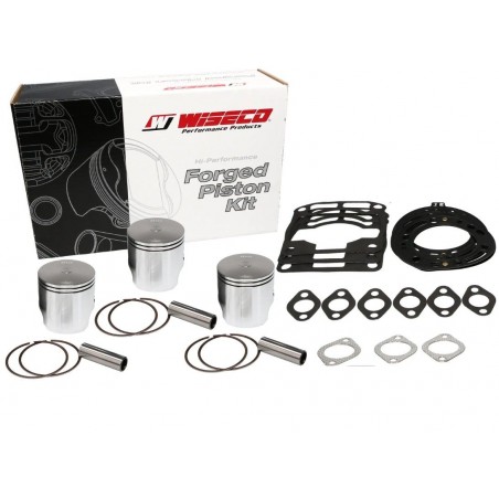 WISECO ZESTAW TŁOKÓW + TOP-END SNOW SKI DOO '03-'12 MXZ 550F FAN COOLED (77,00 MM) (STD. + 1,00MM)