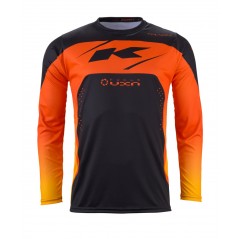 KENNY RACING KOSZULKA CROSS/ENDURO MODEL TRACK KID/JUNIOR NEON GREY/ORANGE KOLOR CZARNY/SZARY/POMARAŃCZOWY ROZMIAR XXXS ( 5/6 LA