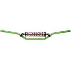 RENTHAL KIEROWNICA 7/8 CALA (22MM) MX HANDLEBAR GREEN RC PADDED KOLOR ZIELONY Z GĄBKĄ