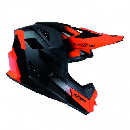 KENNY RACING KASK CROSS/ENDURO TRACK GRAPHIC SPEED NEON ORANGE KOLOR POMARAŃCZOWY/CZARNY ROZMIAR M