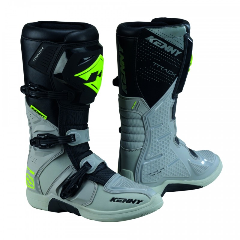 KENNY RACING BUTY CROSS/ENDURO TRACK T2 GREY/NEON YELLOW KOLOR SZARY/ŻÓŁTY FLUO ROZMIAR 44
