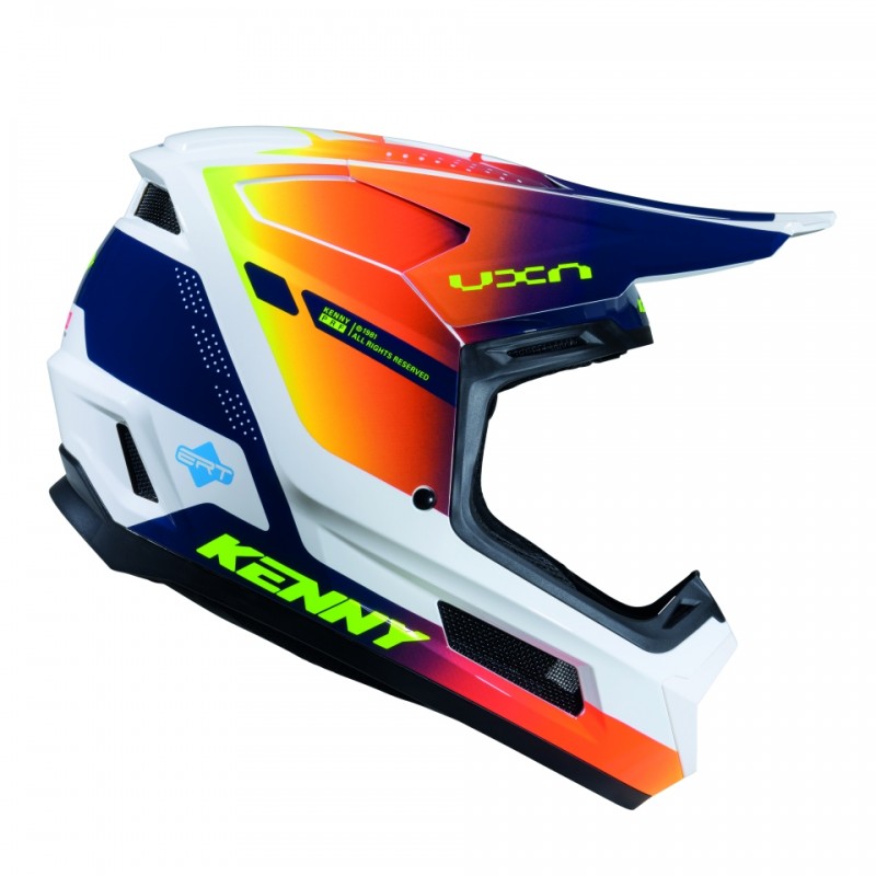 KENNY RACING KASK CROSS/ENDURO PERFORMANCE ERT GRAPHIC NAVY ORANGE RACING SPE KOLOR NIEBIESKI/POMARAŃCZOWY ROZMIAR M