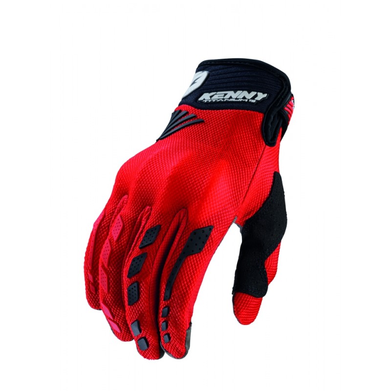 KENNY RACING RĘKAWICE D3O TITANIUM RED KOLOR CZERWOWY ROZMIAR S (8)