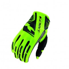 KENNY RACING RĘKAWICE CROSS/ENDURO PERFORMANCE KID/JUNIOR/DZIECIĘCE NEON YELLOW KOLOR ŻÓŁTY ROZMIAR XL (5) (8 LAT)