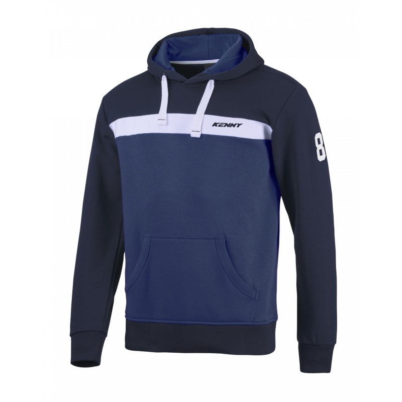KENNY RACING BLUZA Z KAPTUREM COLLEGE BLUE KOLOR NIEBIESKI ROZMIAR M