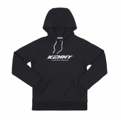 KENNY RACING BLUZA Z KAPTUREM DAMSKA CORE BLACK KOLOR CZARNY ROZMIAR L