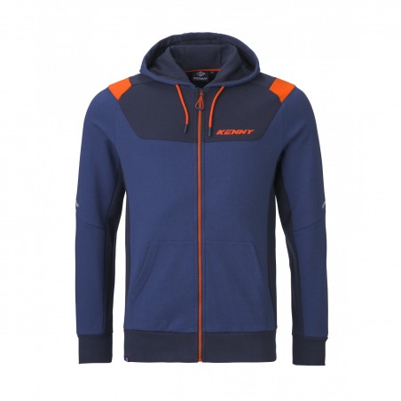 KENNY RACING BLUZA Z KAPTUREM PADDOCK NAVY KOLOR NIEBIESKI ROZMIAR L