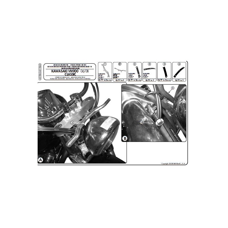 KAPPA MOCOWANIE SZYBY KAWASAKI