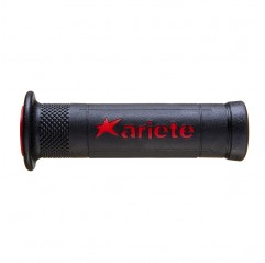 ARIETE MANETKI ROAD ARIRAM Z OTWOREM (120 MM) KOLOR CZARNY CZERWONY (12)