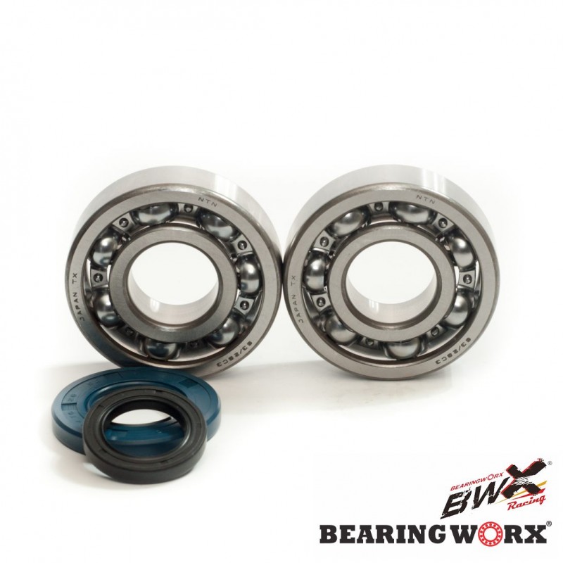 BEARING WORX ŁOŻYSKA WAŁU KORBOWEGO Z USZCZELNIACZAMI SUZUKI RM250 03-04 (MADE IN JAPAN) (NTN) (24-1046)