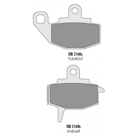 DELTA BRAKING KLOCKI HAMULCOWE KH130