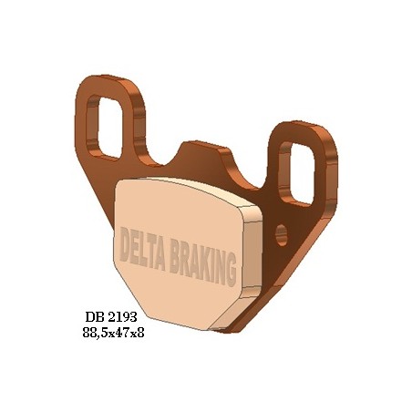 DELTA BRAKING KLOCKI HAMULCOWE KH489 POLARIS RZR 170 '09-'14 TYŁ