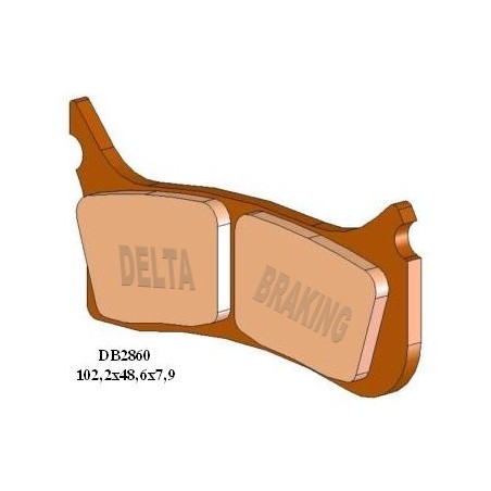 DELTA BRAKING KLOCKI HAMULCOWE KH406 SUPERMOTO FRONT