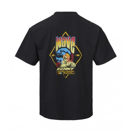 KENNY RACING KOSZULKA T-SHIRT WAVE OVERSIZE BLACK KOLOR CZARNY ROZMIAR L