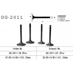VESRAH ZAWÓR WYDECHOWY YAMAHA XV 1100 '89-'99, XVS 1100 '99-'08 (OEM: 5A8-12121-00) (1SZT.)