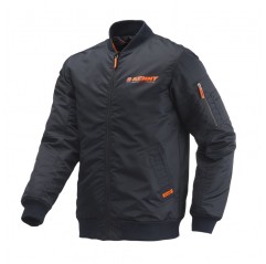 KENNY RACING KURTKA BOMBER RACING CASUAL BLACK KOLOR CZARNY ROZMIAR L