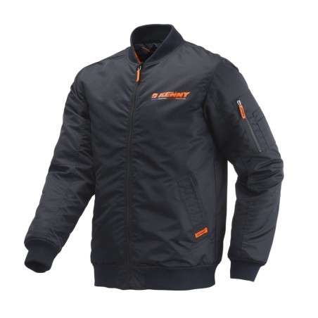 KENNY RACING KURTKA BOMBER RACING CASUAL BLACK KOLOR CZARNY ROZMIAR L