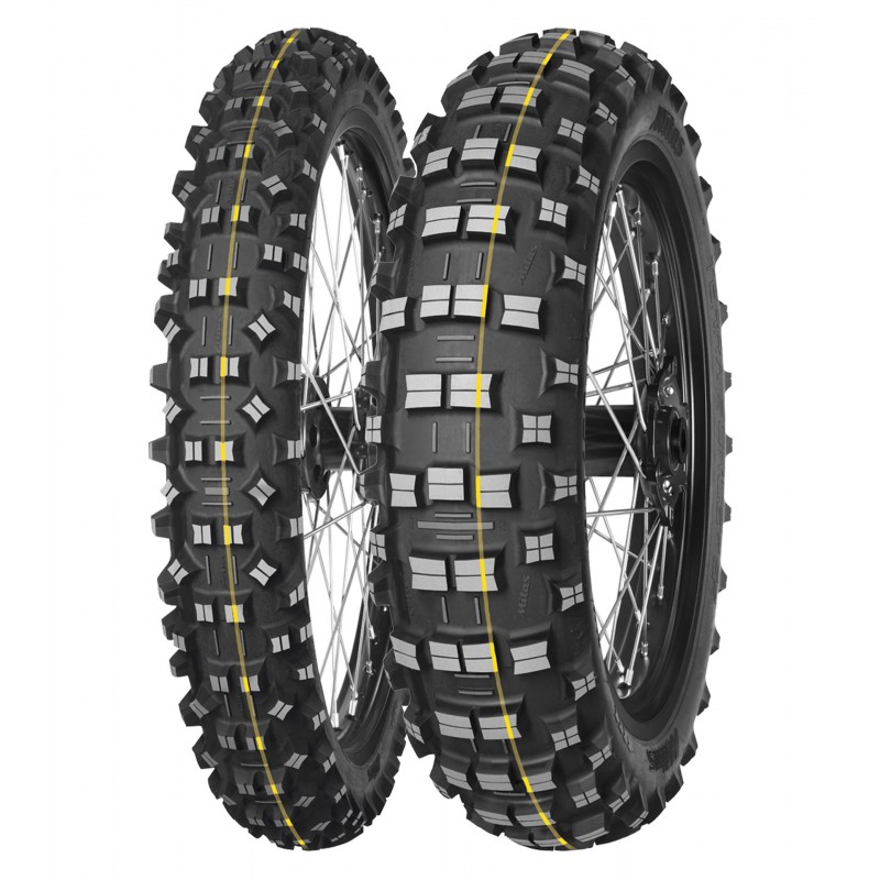 MITAS OPONA 90/100-21 TERRA FORCE-EF SUPER 57R TT PRZÓD (ŻÓŁTY PASEK) DOT 30/2025 (460092) (ZAMIENNIK:70000206)
