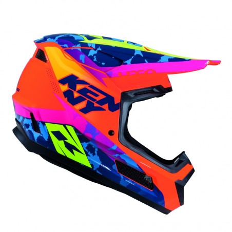 KENNY RACING KASK CROSS/ENDURO PERFORMANCE ERT GRAPHIC + SOCAL KOLOR POMARAŃCZOWY/ ROZMIAR S