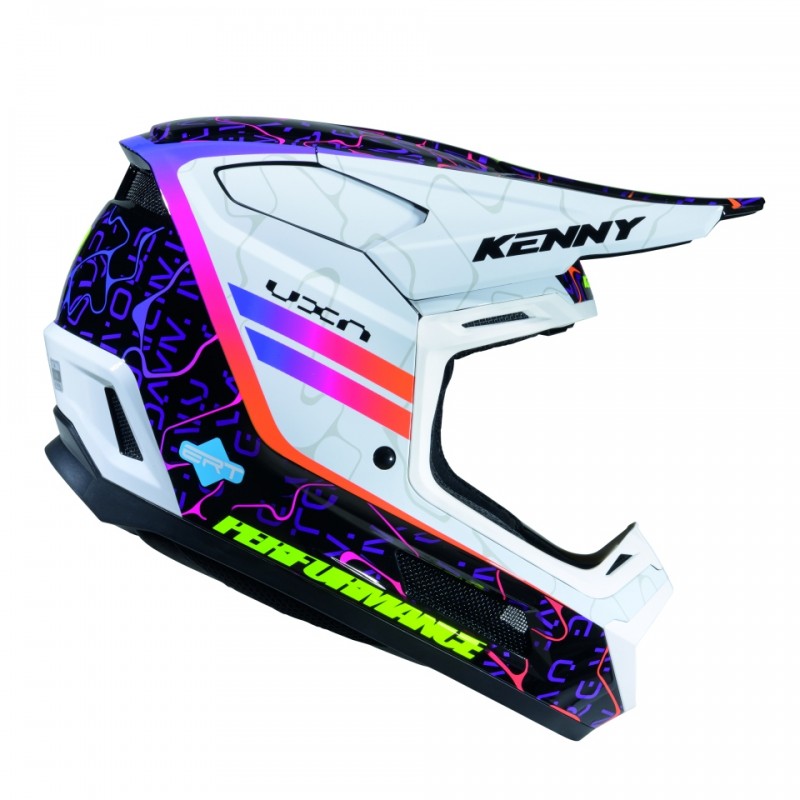 KENNY RACING KASK CROSS/ENDURO PERFORMANCE ERT GRAPHIC + WAVE BLACK WHITE KOLOR CZARNY/BIAŁY ROZMIAR L