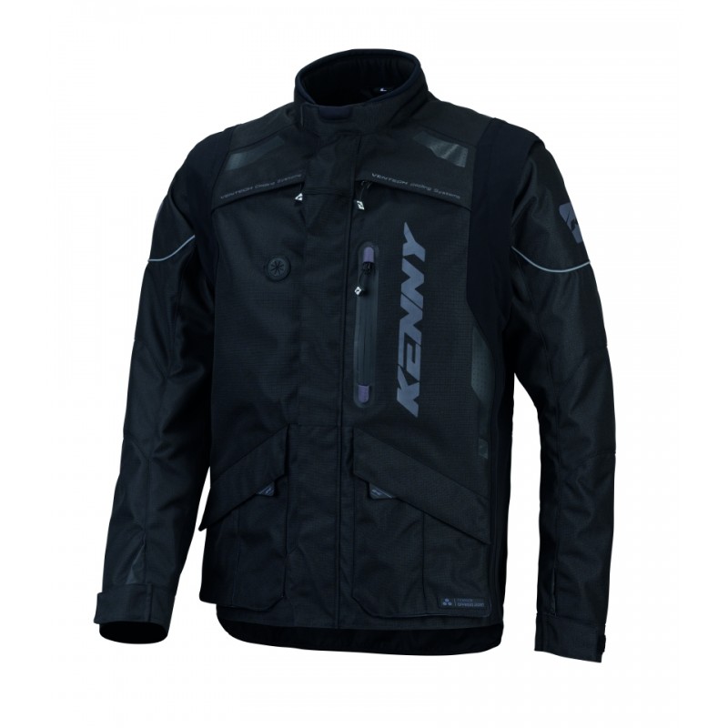 KENNY RACING KURTKA ADVENTURE/ENDURO TITANIUM BLACK KOLOR CZARNY ROZMIAR XXL