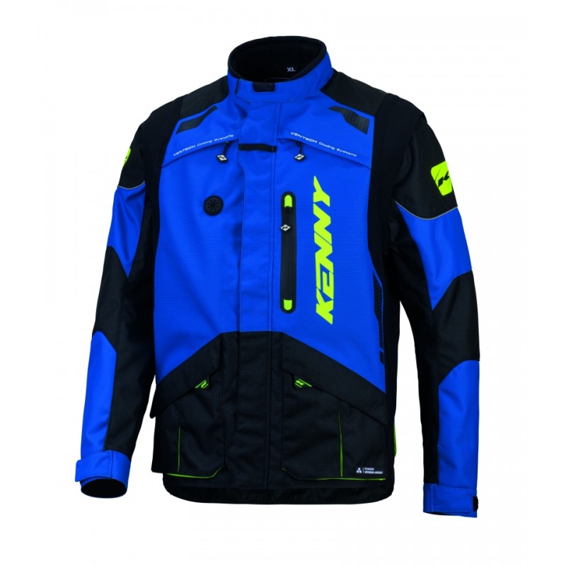 KENNY RACING KURTKA ADVENTURE/ENDURO TITANIUM BLUE KOLOR CZARNY ROZMIAR XL