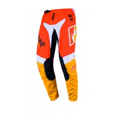 KENNY RACING SPODNIE CROSS/ENDURO FORCE BEACH DUST ORANGE KOLOR POMARAŃCZOWY/BIAŁY ROZMIAR S (30)