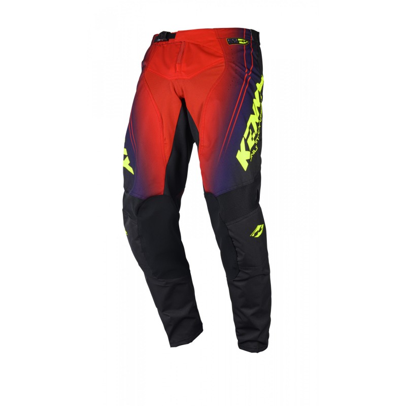 KENNY RACING SPODNIE CROSS/ENDURO TRACK KID/JUNIOR/DZECIĘCE FOCUS RED KOLOR CZERWONY ROZMIAR 28 (12 LAT)
