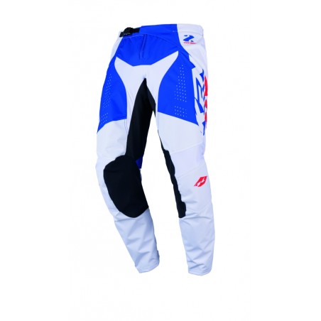 KENNY RACING SPODNIE CROSS/ENDURO TRACK KID/JUNIOR/DZECIĘCE ZOOM PATRIOT KOLOR NIEBIESKI/CZERWONY/BIAŁY ROZMIAR 22 (6 LAT)
