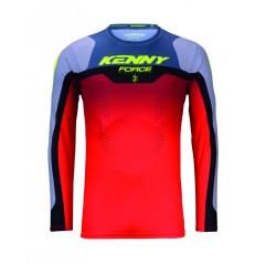 KENNY RACING KOSZULKA CROSS/ENDURO FORCE BEACH GREY/RED KOLOR CZERWONY/SZARY ROZMIAR XL