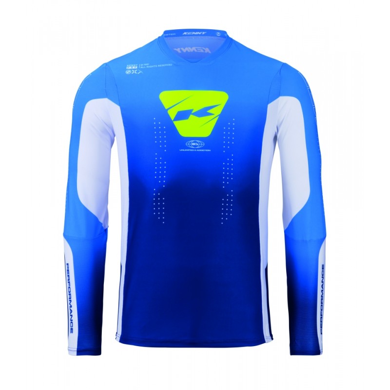 KENNY RACING KOSZULKA CROSS/ENDURO PERFORMANCE BLUE KOLOR NIEBIESKI ROZMIAR XL