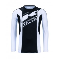 KENNY RACING KOSZULKA CROSS/ENDURO TRACK ZOOM BLACK WHITE KOLOR CZARNY/BIAŁY SZARY ROZMIAR L