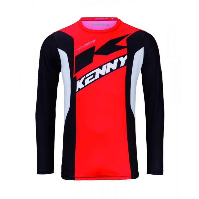 KENNY RACING KOSZULKA CROSS/ENDURO TRACK ZOOM RED KOLOR CZERWONY ROZMIAR XL