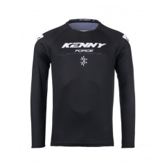 KENNY RACING KOSZULKA CROSS/ENDURO TRACK KID/JUNIOR/DZECIĘCE FOCUS BLACK KOLOR CZARNY ROZMIAR XS (10/12 LAT)