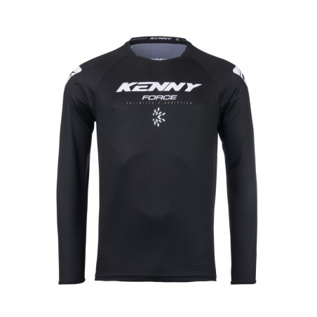 KENNY RACING KOSZULKA CROSS/ENDURO TRACK KID/JUNIOR/DZECIĘCE FOCUS BLACK KOLOR CZARNY ROZMIAR XS (10/12 LAT)